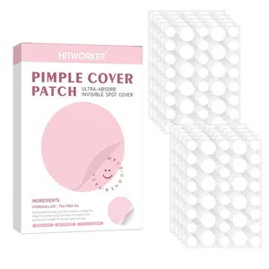 Hitworker Hydrocolloid Pimple Patches, Invisible Acne Cover Stickers, Tea Tree Oil, Ultra-Absorb Blemish Protector Dots