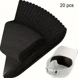 20-Pack Disposable Hat Sweatbands, Golf Absorbent Sweat Pads, Golf Accessories, Stain & Odor Resistant, Soft Cap Sweat Guard, Hat Sweat Liners, Soft Liners, Helmet Sweatbands, Suitable for Men's & Women's Baseball Caps and Hats, Soft Texture