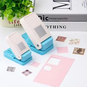 Effortless Stamped Embossing Punch Tool for Scrapbooking, DIY Cards and Journals, Wave Hole Punch for Paper and Cardstock, Smooth Hole Puncher