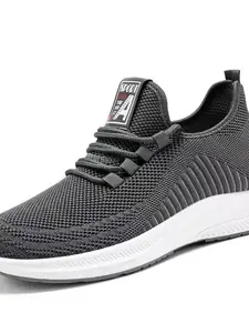 Men's Breathable Mesh Sneakers, Lightweight Casual Shoes, Comfortable Soft Sole, Anti-Slip Durable Sports Footwear, Breathable Walking Sneakers, Lightweight Athletic Sneakers, Sporty Sneaker