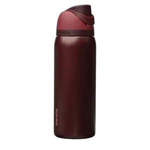 Owala Freesip 32oz Black Cherry Insulated Water Bottle Leakproof Bottle, Beach & Outdoor Sports Bottle NEW
