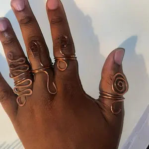 Copper Ring Set