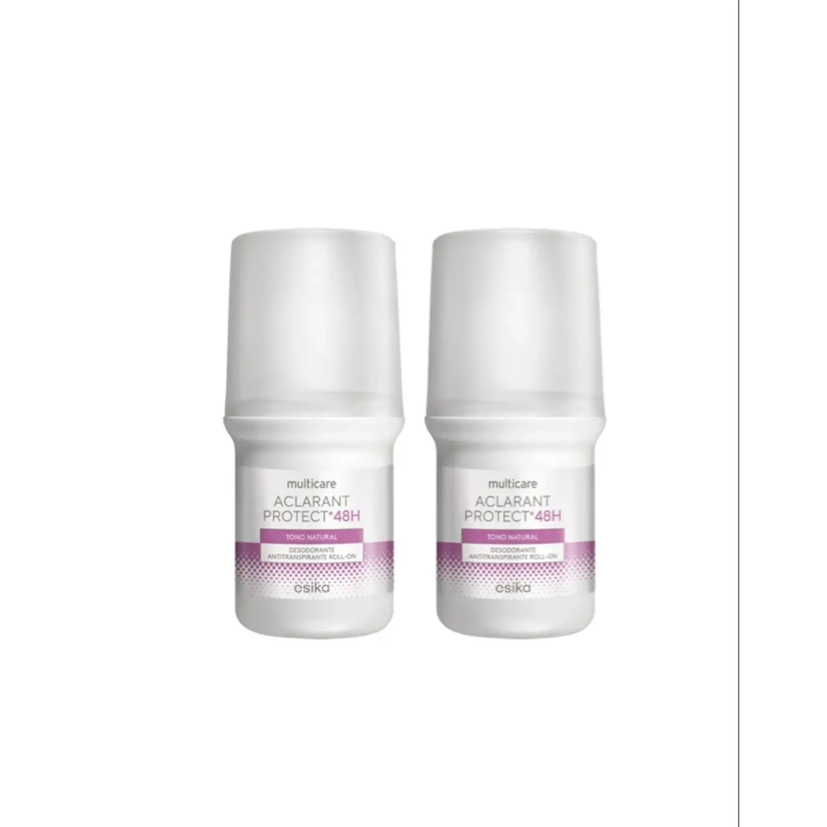 Esika desodorante Multicare Aclarant Protect 48H - 2-Pack, 48H Protection, Ideal for Daily Use, Hair Care