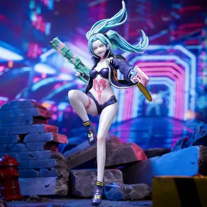 23CM Anime Game Cyberpunk: Edgerunners Rebecca Figure Standing Anime Model Doll Collection Aciton Figure Toy Christmas Gifts