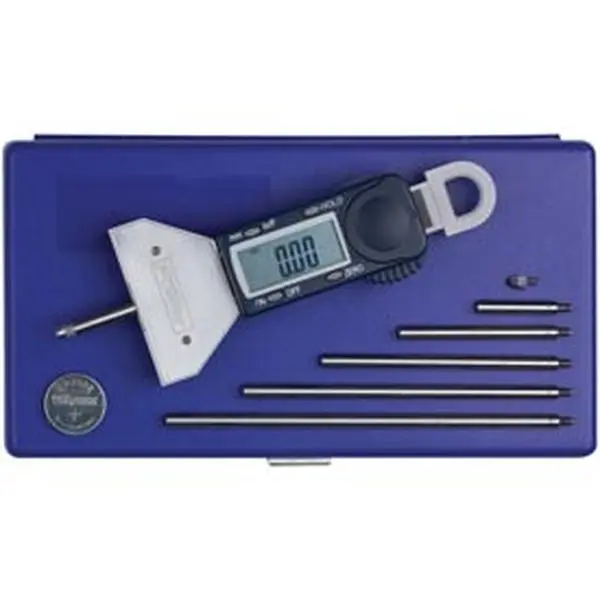 Fowler 54-225-555 Xtra-Value Depth Gage, Inspection Tool for Metal, 0-6"/0-150mm Range, +/- .001"/.02mm Accuracy, Easy-of-Use Design