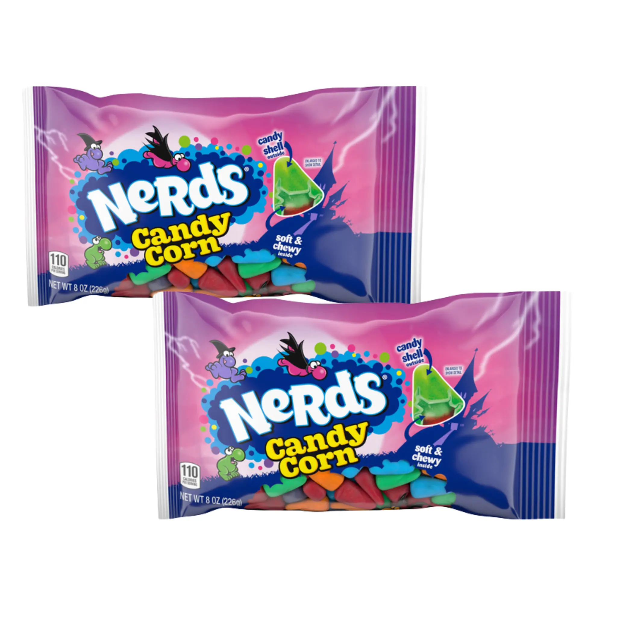 Nerds Candy Corn Halloween Candy 2-Pack, 8 oz Bags Nerds Candy Corn Halloween Candy 2-Pack, 8 oz Bags