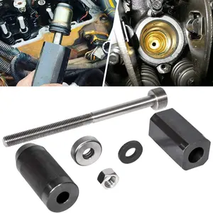 9U-6891 Injector Sleeve Cup Remover&Installer Set for  Caterpillar 3406E C10 C12 C15 C16 C-18 Engine Heavy Duty Steel (6 PCS)