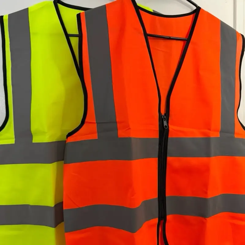 HiViz ANSI Class 2 Security Guard Safety Work Wear with Functional Pockets, High-Visibility Design