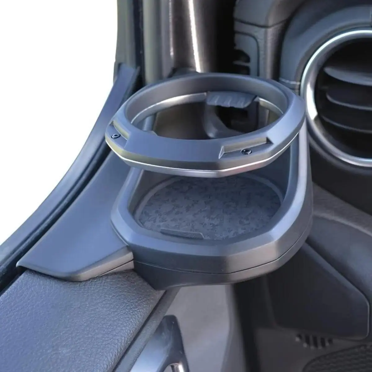 Multifunctional Cup Carrier Holder, Compact PU Leather Left-Side Console Drink Organizer with Universal Fit for Car Interior Storage, Multifunctional Cup Holder, Drink Hold, Car Caddy Organizer, Car Center Console Organizer