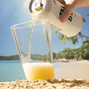 Silipint 16oz Crystal Clear Glass Silicone Pint  – Unbreakable, Reusable, Microwave Safe, BPA Free, Non-Toxic Drinkware. Unique gift for Holidays, Birthdays, Friendsgiving, special occasions, celebrations, and gatherings