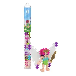Plus-Plus Fairy Tube - 70 Pieces for Open-ended, Creative Play - STEM Toy for Ages 5-12