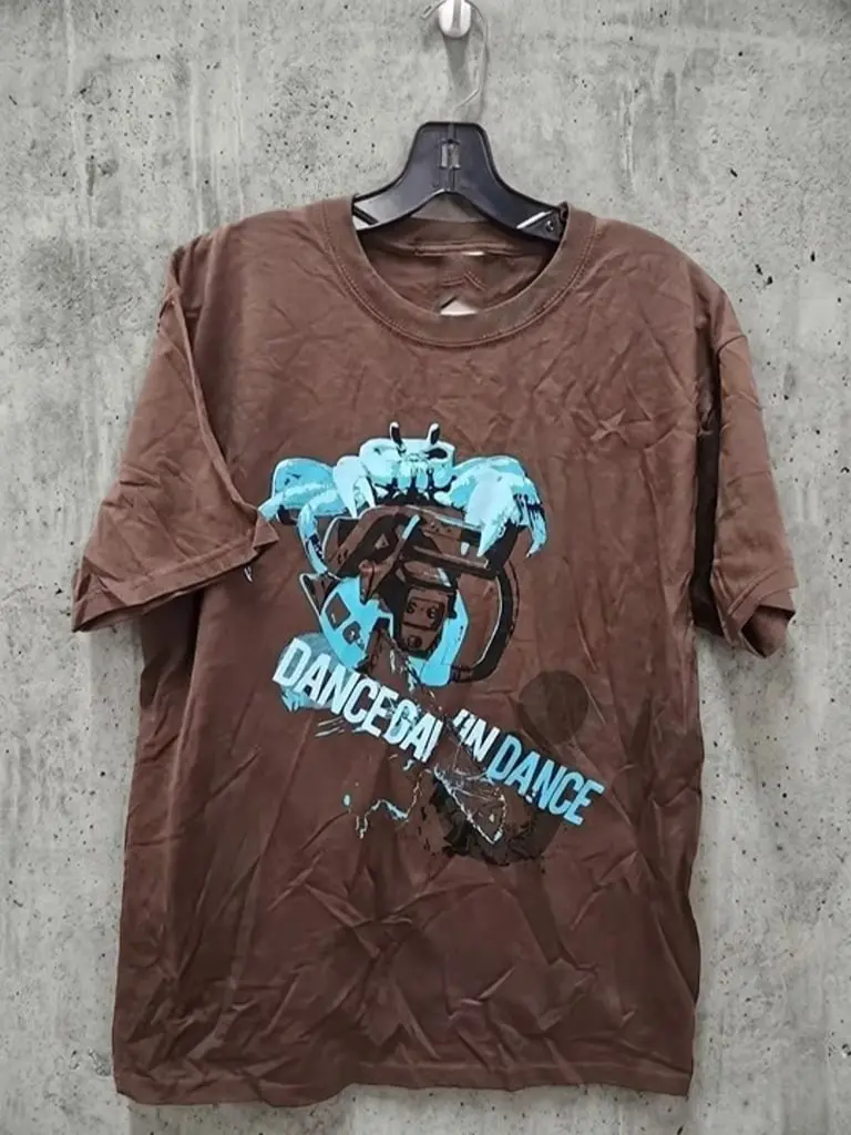 Dance Gavin Dance Band Reprinted Dark Chocolate T Shirt