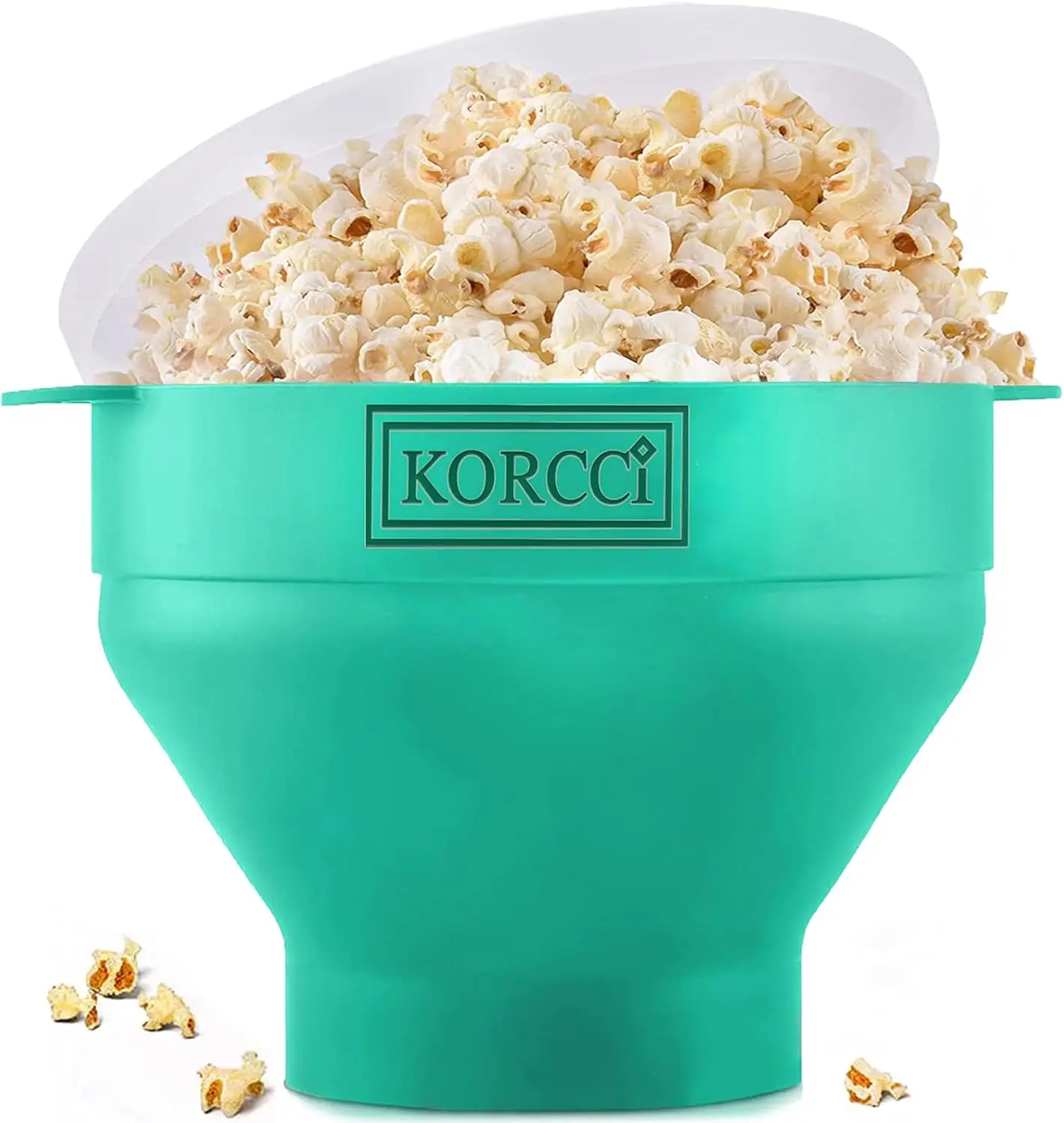 Microwaveable Silicone Popcorn Popper Collapsible Microwave Popcorn Maker Bowl, No Oil Required Use In Microwave Dishwasher Safe for Mother's Day Gift