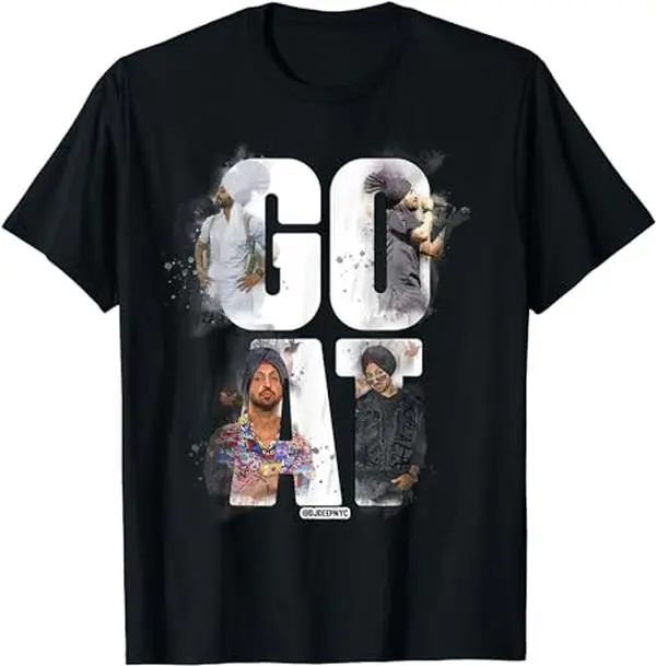 DILJIT DOSANJH,G.O.A.T. 2,Punjabi Singer,Desi Apparel T-Shirt