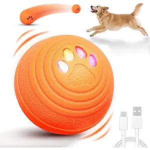 2025 Upgraded Version Interactive Dog Toys, Motion Activated Automatic Rolling Dog Balls, USB Rechargeable Indestructible Dog Ball Toy pet droid shakey Dog Training Toy