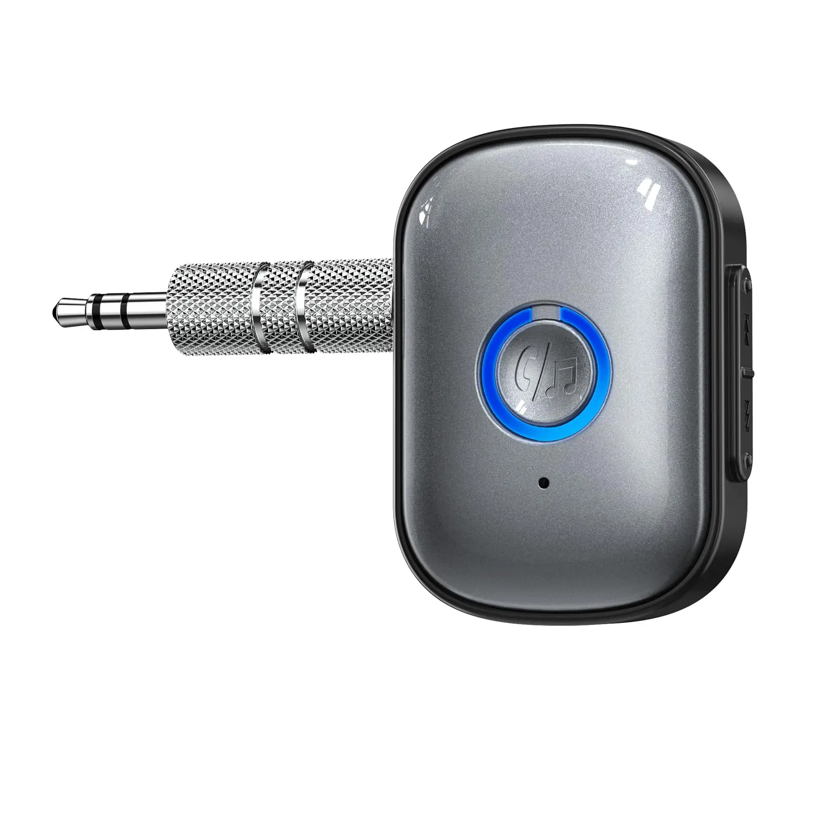 Bluetooth Noise Cancelling Car Receiver with 3.5mm AUX Adapter, Automobile Adapter, 3.5 mm Jack, Noise Cancelling Technology, Hands-Free Calling, Versatile Compatibility for Wired Headsets & Home Stereo