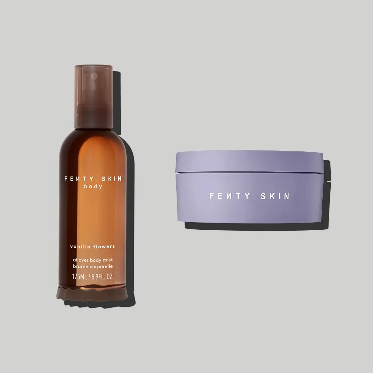 Fenty Beauty Irresistible Body Essentials: Allover Body Mist + Butta Drop Body Cream — warm vanilla or floral body spray Fenty Beauty Irresistible Body Essentials: Allover Body Mist + Butta Drop Body Cream — warm vanilla or floral body spray