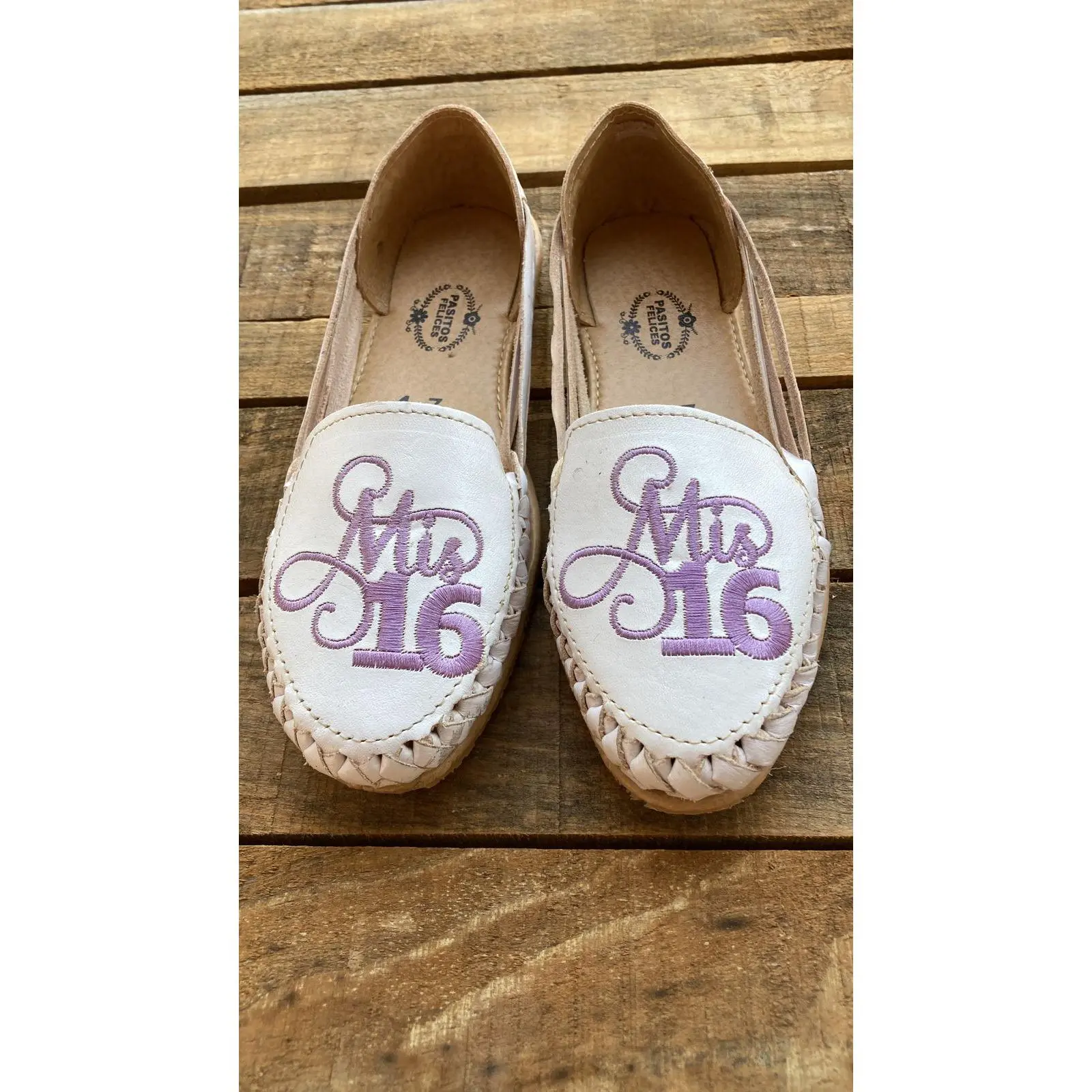 Mis 16 - Sweet 16 Lilac Leather Flats