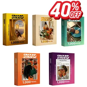 5 pack Black Art Puzzle - 18x24 inches