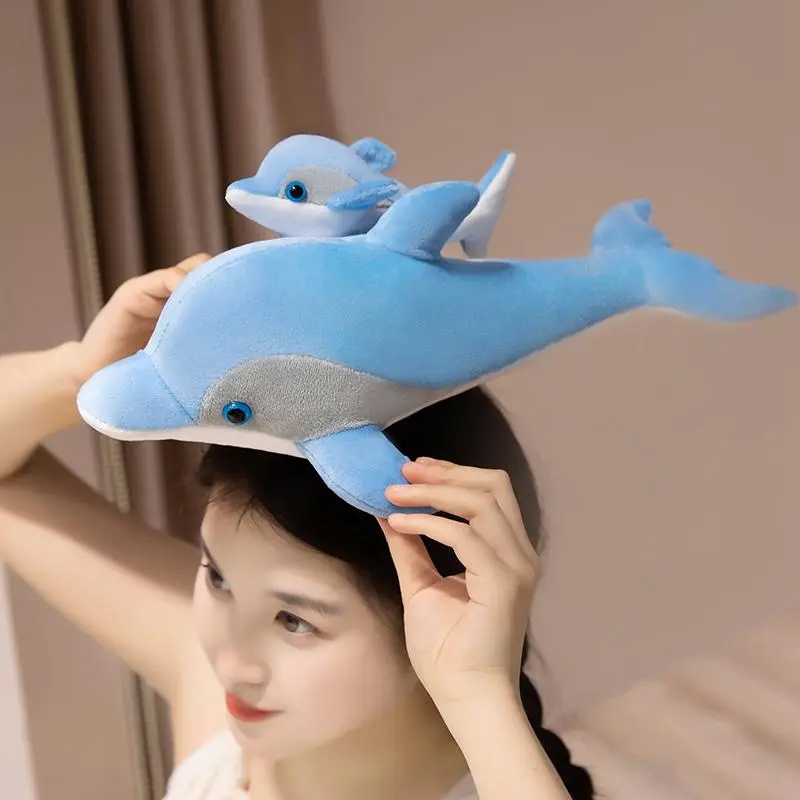 Kawaii Animal Plush Toys - Mother And Child Series (Koala, Penguin, Dolphin, Meerkat, Sloth, Tortoise, Tiger, Kangaroo), 20/30cm Stuffed Dolls for Animals & Nature Themed Gifts