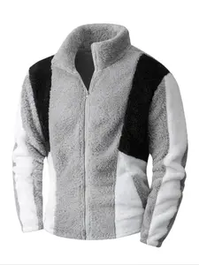 Men's Casual Outdoor Jacket, Fall & Winter Fleece Lined Warm Coat, Comfortable Outerwear for Daily Use, Stylish and Cozy Design