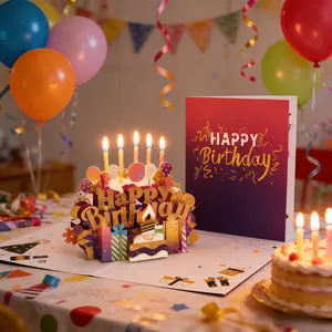 3D Pop Up Birthday Card for Kids and Adults, Fun Birthday Card for Friends, Family & Pets – Perfect for Birthday Party, Celebration, Gift Giving