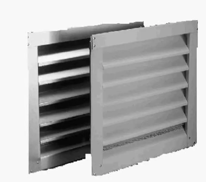 Air Vent 81214 12 x 18 Aluminium Louver Vent - White