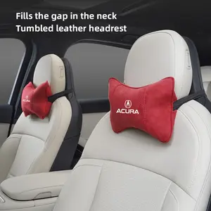Car Seat Headrest Neck Pillow Support Protection Car Accessories For Acura ADX RDX ZDX Integra NSX MDX TLX CDX ILX RLX TL RL