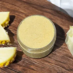 Pineapple Paradise Sugar Scrub, Hydrating Body Exfoliant for Soft Skin, Natural Plant-Based Scrub for Daily Self-Care