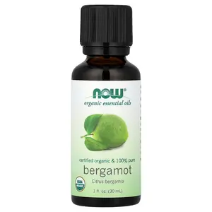 NOW Foods Organic Essential Oils, Bergamot, 1 fl oz (30 ml)