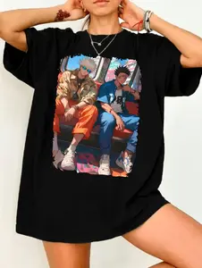 Ryomen Sukuna And Gojo Jjk Shirt Sweatshirt, Jjk Character Shirt Sweatshirt, Anime Unisex Shirt, Unisex Sweater Pullover Tee