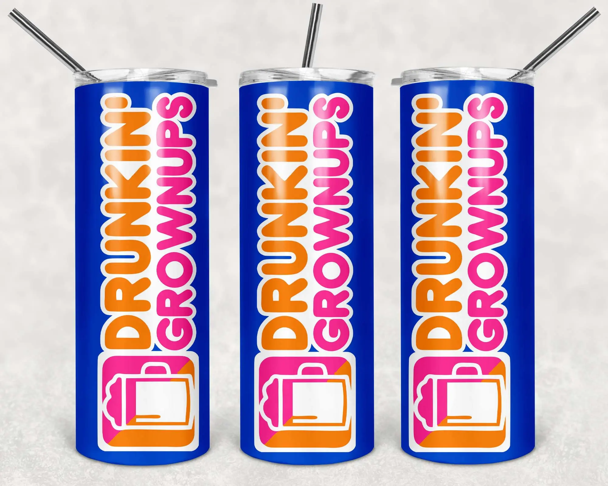 Drunkin' Grownups 20oz skinny Tumbler Drunkin' Grownups 20oz skinny Tumbler