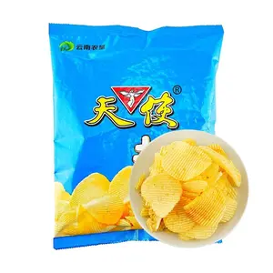Angel Potato Chips - Original Flavor, 108g, Yunnan Specialty, Thinly Sliced, Natural Ingredients