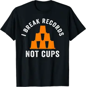 Stacks Stacked Speed Cup Stacking Game Sport Stacking T-Shirt - Ronniemu Shop 77B0D1P5KSHD