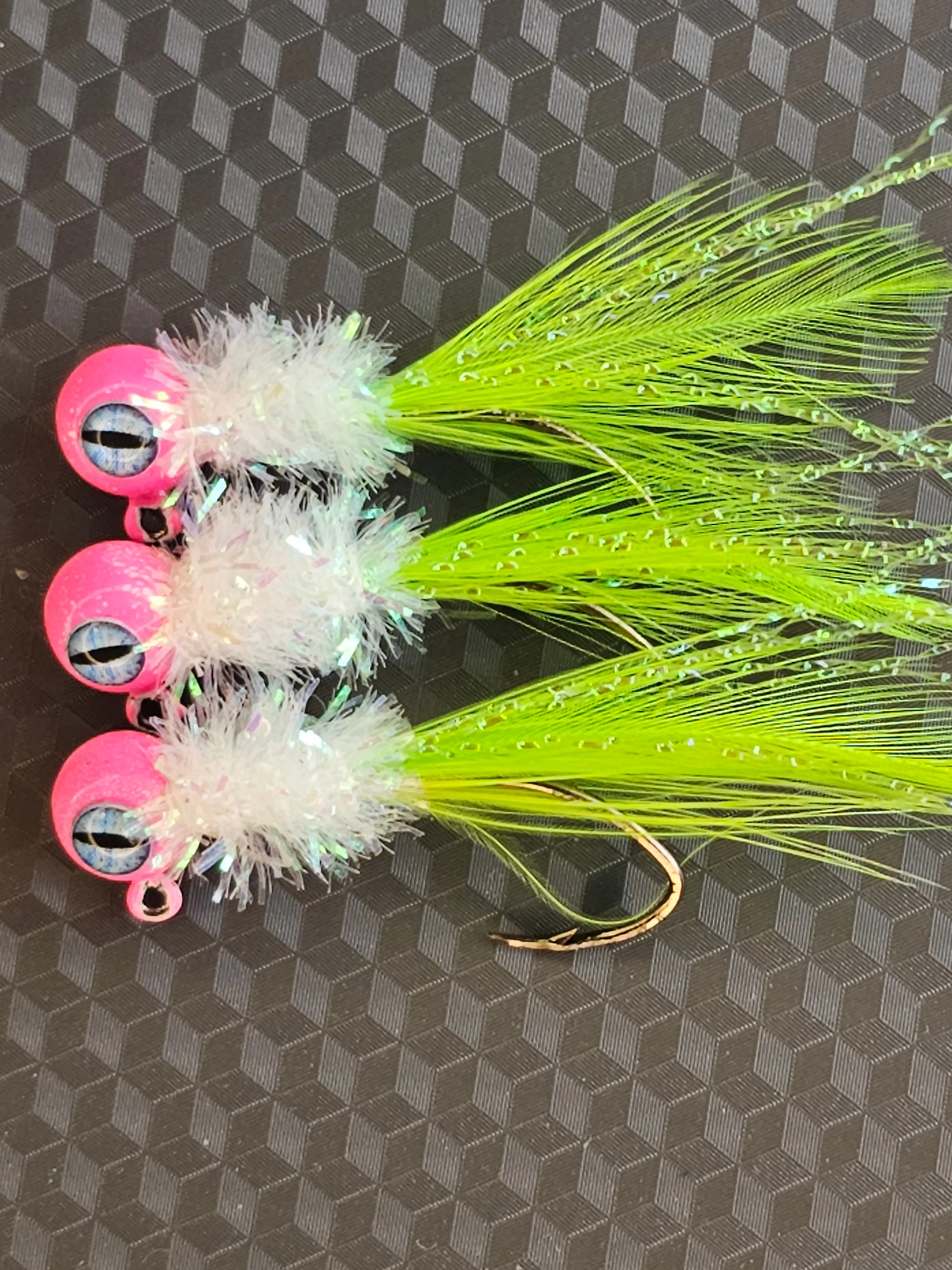 Crappie jig ( pink limeade ext. ) 3 pack Crappie jig ( pink limeade ext. ) 3 pack