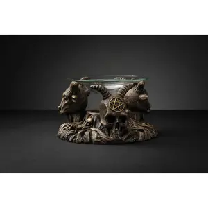 Baphomet Oil Burner – Shadow & Sovereignty Ritual Vessel