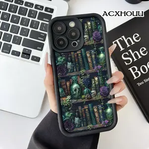 Mystic Shelf  TPU Case for iPhone 17 16 E Pro Max 15 Plus 14 13 12 11 XS XR Straight Edge Drop-Resistant Rugged Protective Cover Shell