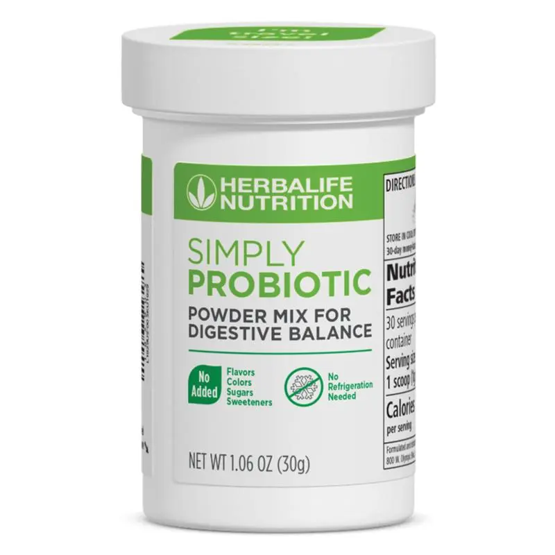 Herbalife Simply Probiotic – Daily Probiotic Supplement for Digestive Balance & Gut Wellness Support, Portable Single-Serve Format, Caffeine-Free, Travel-Friendly, Easy Daily Use - Healthcare, Edible
