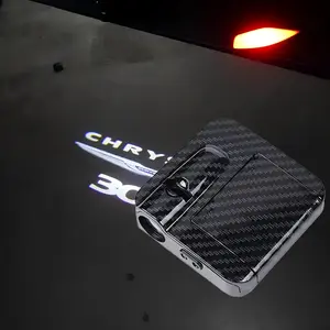 2pcs LED Car Door Welcome Light Projector Laser Logo Ghost Lamp for Chrysler 300 300C 300S 2005-2018 2018 2020 2021 2022 Accessories