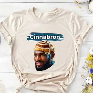 Cinnabron Vintage Tshirt, Lebron James Meme Shirt, Funny Basketball Tee, Basketball Gift Lebron merch, Lebron James Graphic Shirt