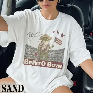 Benito Bowl 2026 Shirt – Vintage Football Tee – Retro Reggaeton Fan Top – Puerto Rico Pride Vintage Sports Tee