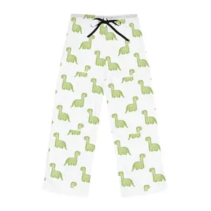 Cute Dinosaur Women's Pajama Pants, Comfy Lounge Pants