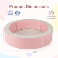 50 Ocean Balls Included, Pink, 44.5" x 10" 