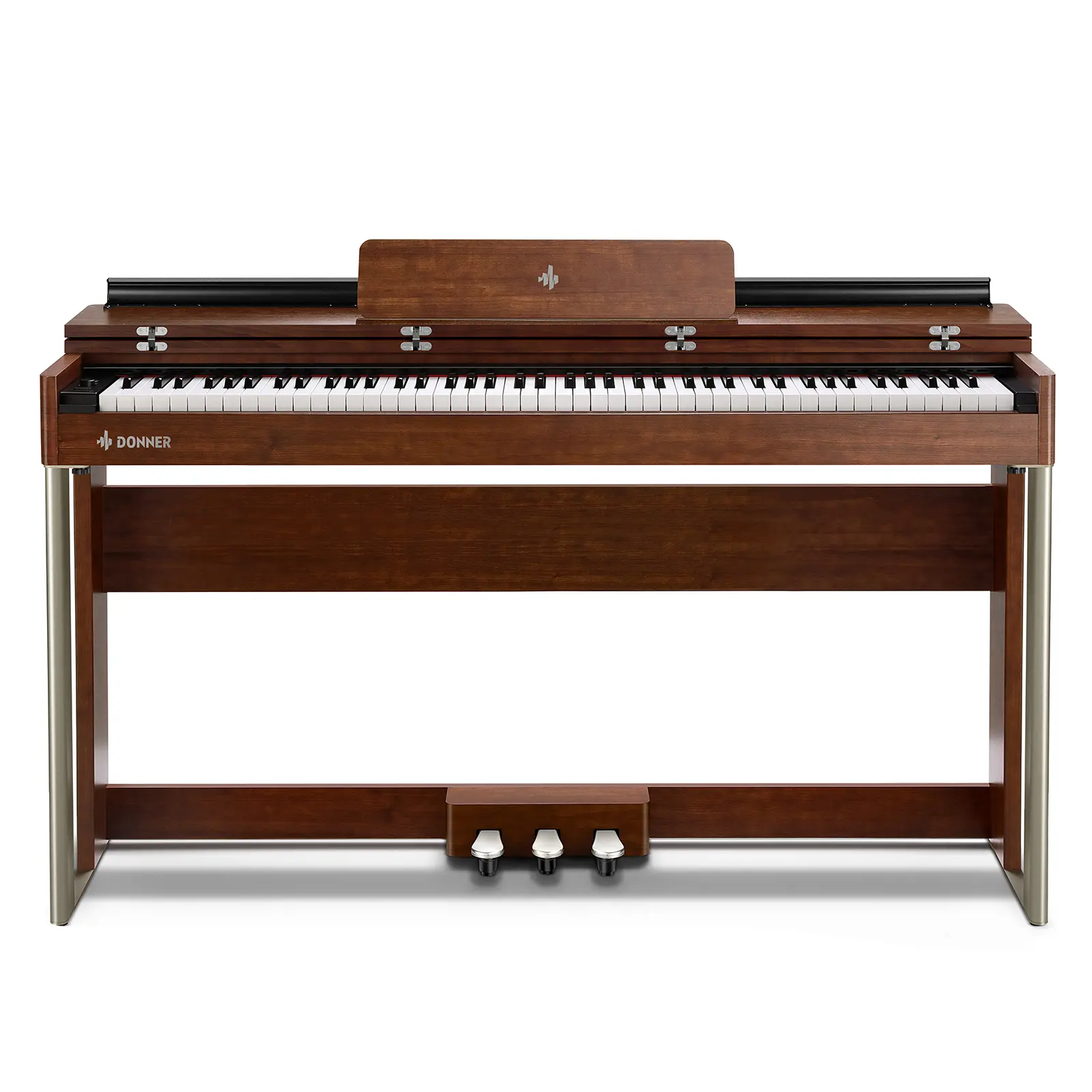 Donner DDP-200 MK2 Wooden 88-Key Dynamic Graded Hammer Action Weighted Upright Digital Keyboard Piano for Professionals