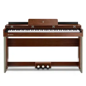 Donner DDP-200 MK2 Wooden 88 Key Dynamic Graded Hammer Action Weighted Upright Digital Piano for Professional