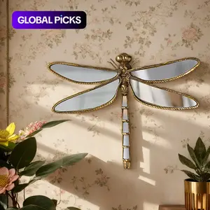 Vintage Resin Dragonfly Wall Hanging Decor, Interior Wall Decor, Creative Background Decoration for Living Room, Home Hotel Insect Museum Gift