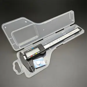 Electronic Digital Display Vernier Caliper, 0-150mm High-strength Plastic Caliper Measuring Tool, Inner and Outer Diameter Measuring Tool with Storage Case, Tool Box