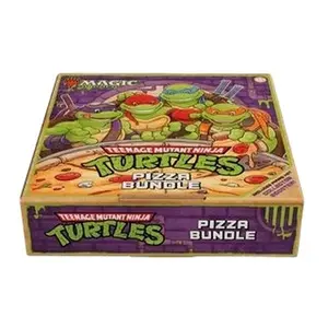 Magic The Gathering Teenage Mutant Ninja Turtles Pizza Box Collection - Officially Licensed Trading Card Game Bundle- Live Rips