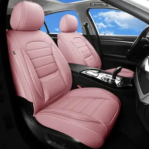 Pink  Seat s Full Set, Universal Faux Leather Seat s for  5 Seats,  Leather  Seat s, Comfortable Automotive Seat s for  Sedans  SUVs