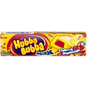 Hubba Bubba Max Cherry Lemonade Bubble Gum – 6 Pack, 30 pieces total